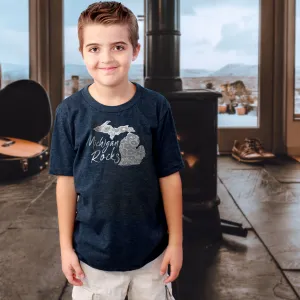 "Michigan Rocks Petoskey Stone" Youth T-Shirt
