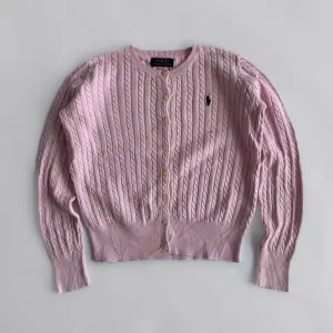 Ralph Lauren Cable Knit Cardigan - Small