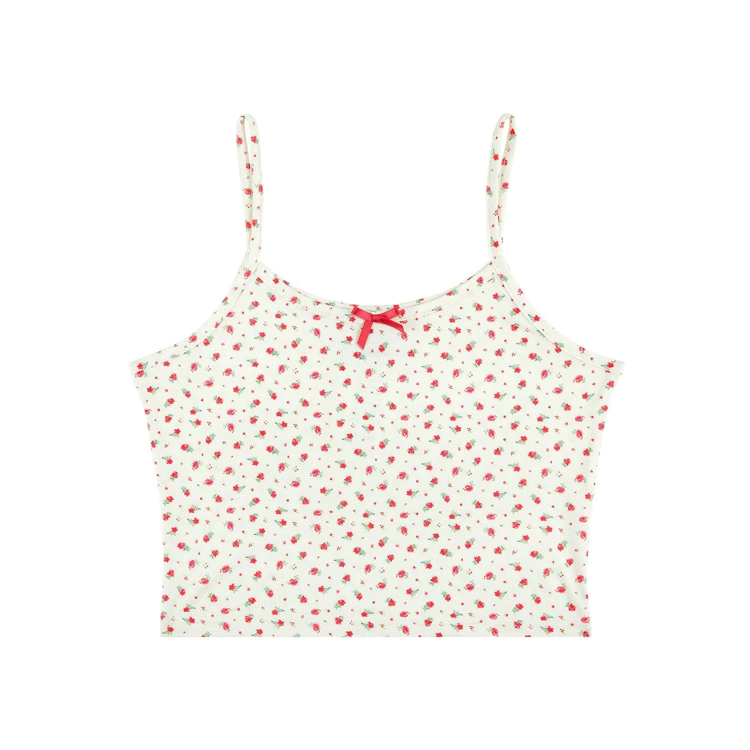 Red Roses Pajama Tank Top