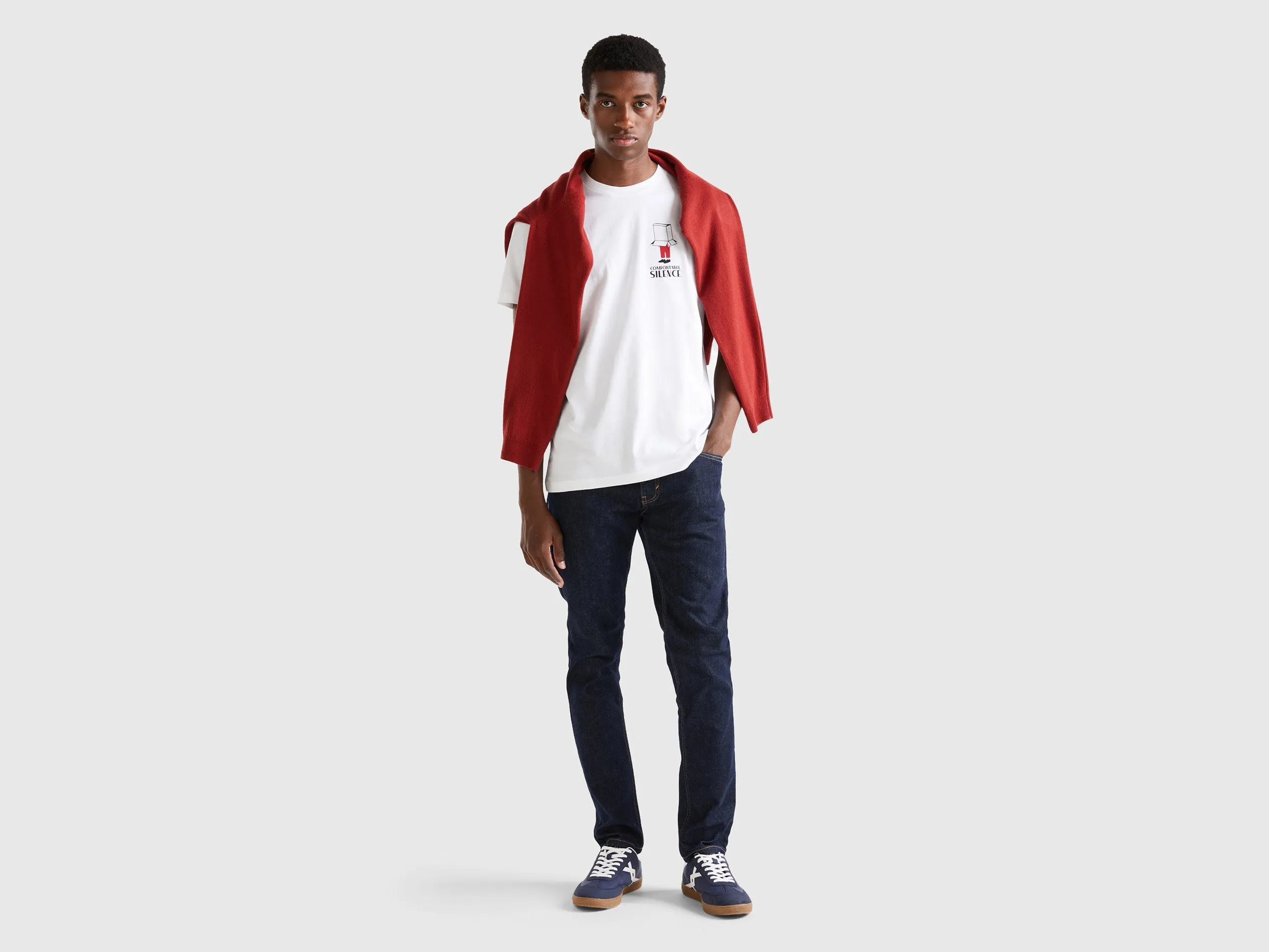 Regular Fit Crew Neck Printed T-Shirt