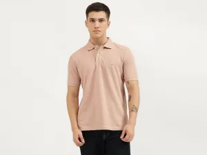 Regular Fit Polo Neck Solid T-Shirt