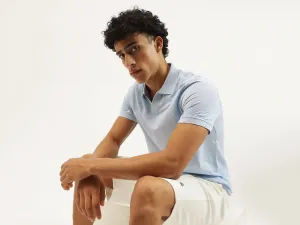 Relaxed Fit Johny Collar Chevron/Zig Zag T-shirt