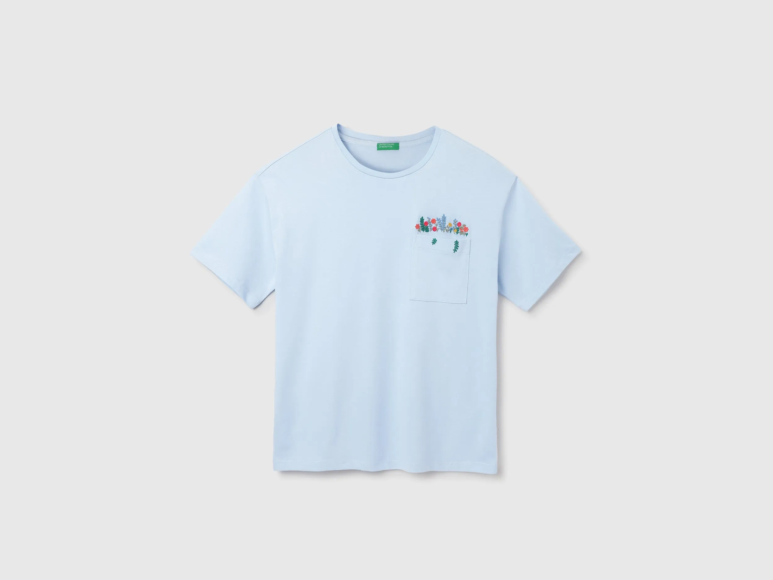 Relaxed Fit Round Neck Embroidered T-Shirts