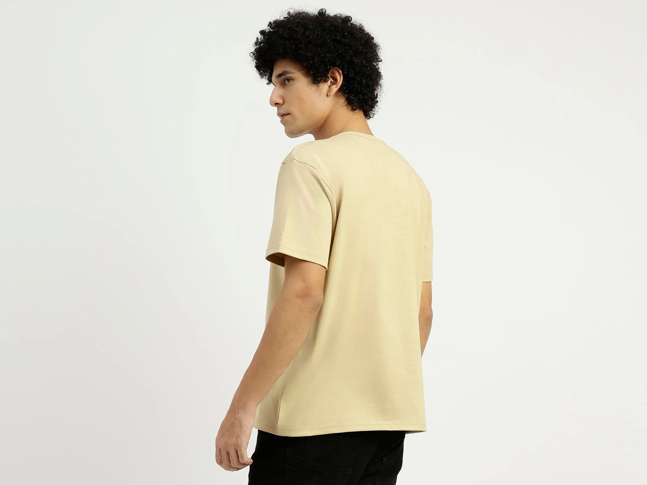 Relaxed Fit Round Neck Printed T-Shirt