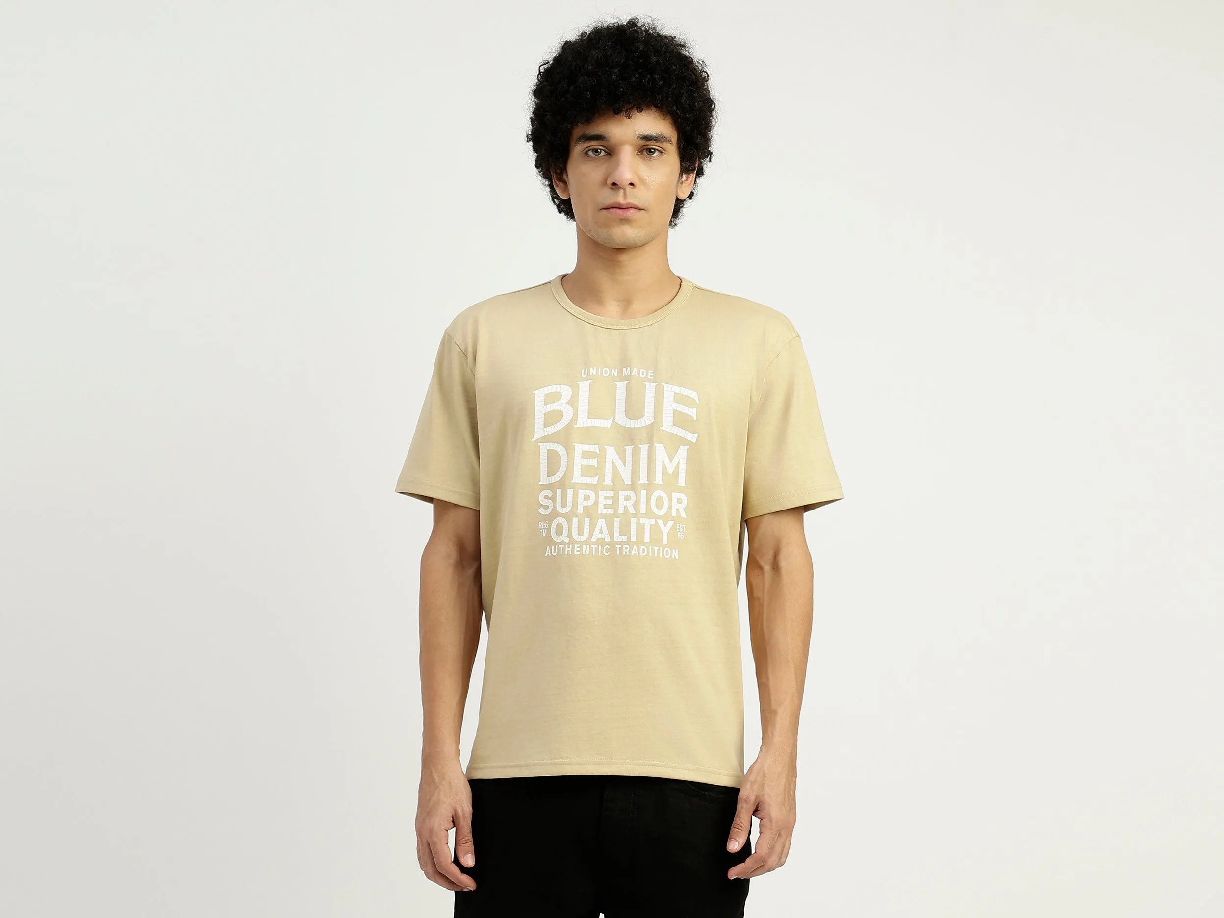 Relaxed Fit Round Neck Printed T-Shirt