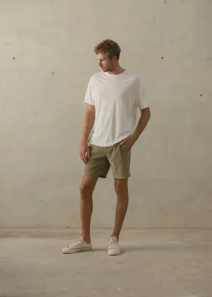 Relaxed Hemp Tee Chalk