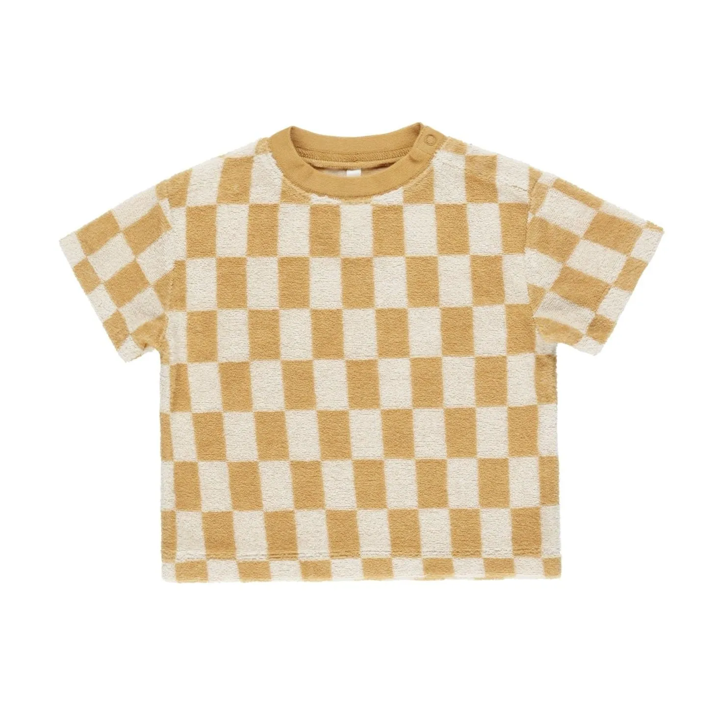 Relaxed Tee || Marigold Check
