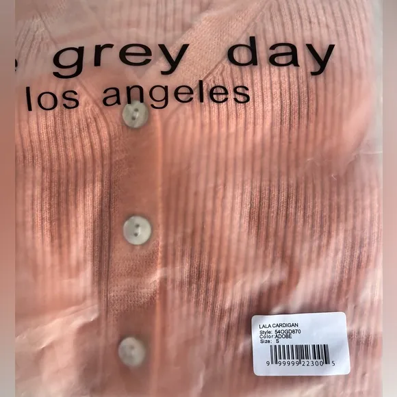 Revolve One Grey Day Lala Cardigan Size Small NWT