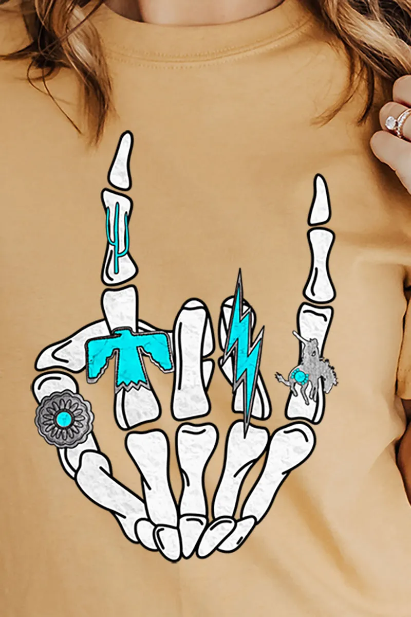 Rockin' Turquoise Short Sleeve Relaxed Fit T-Shirt