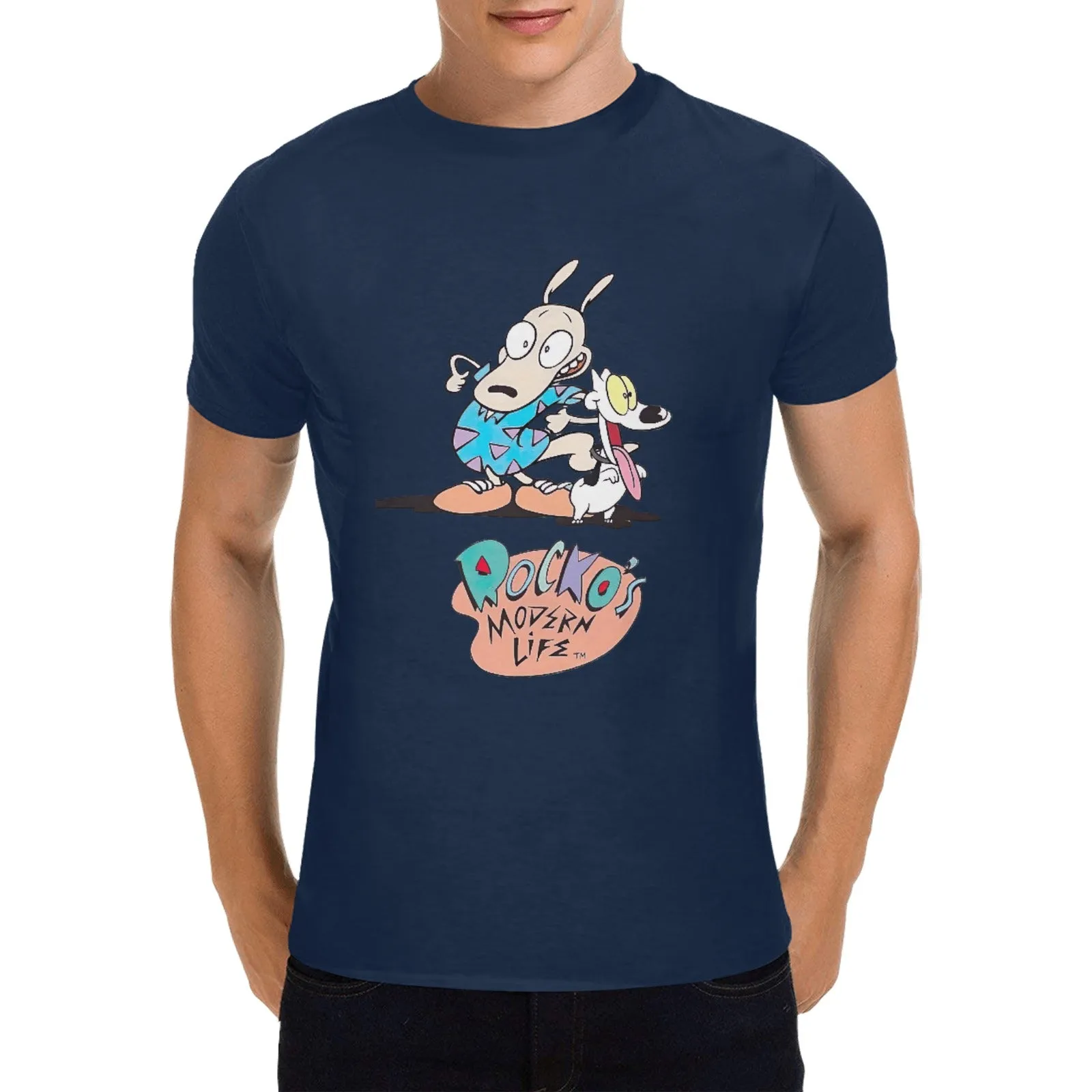 Rocko's Modern Life Men's T-shirt 100% Cotton v2.0