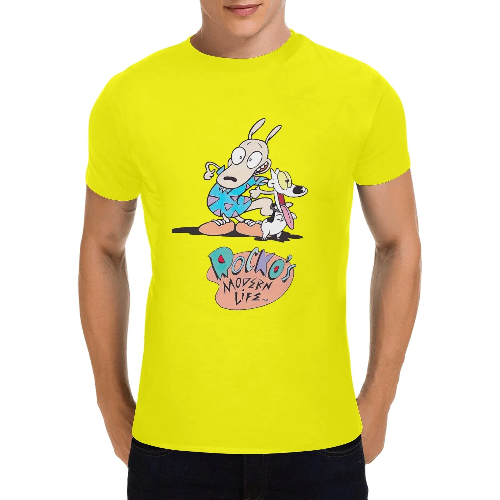 Rocko's Modern Life Men's T-shirt 100% Cotton v2.0