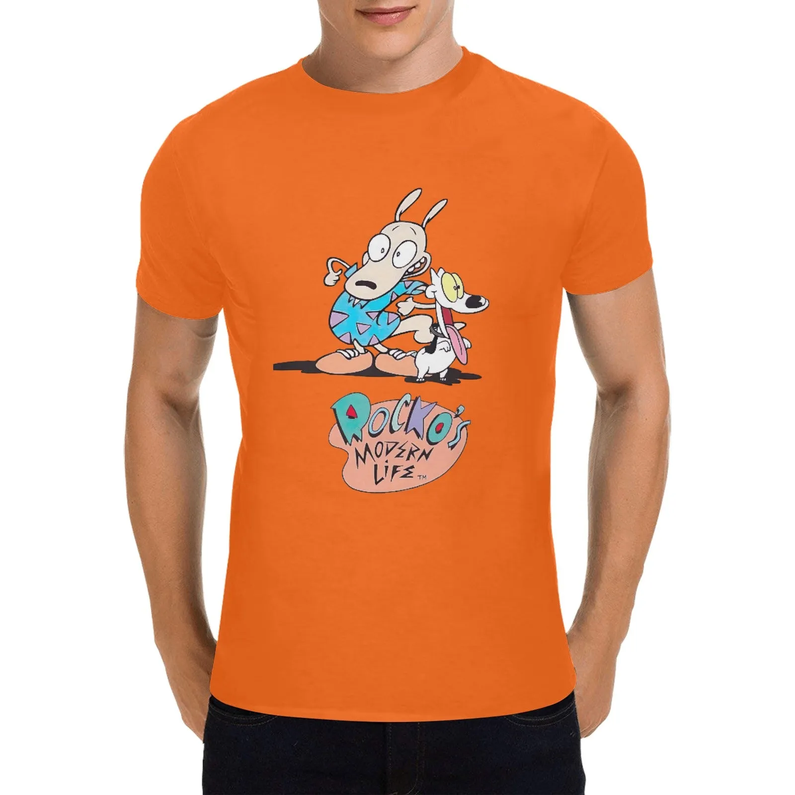 Rocko's Modern Life Men's T-shirt 100% Cotton v2.0