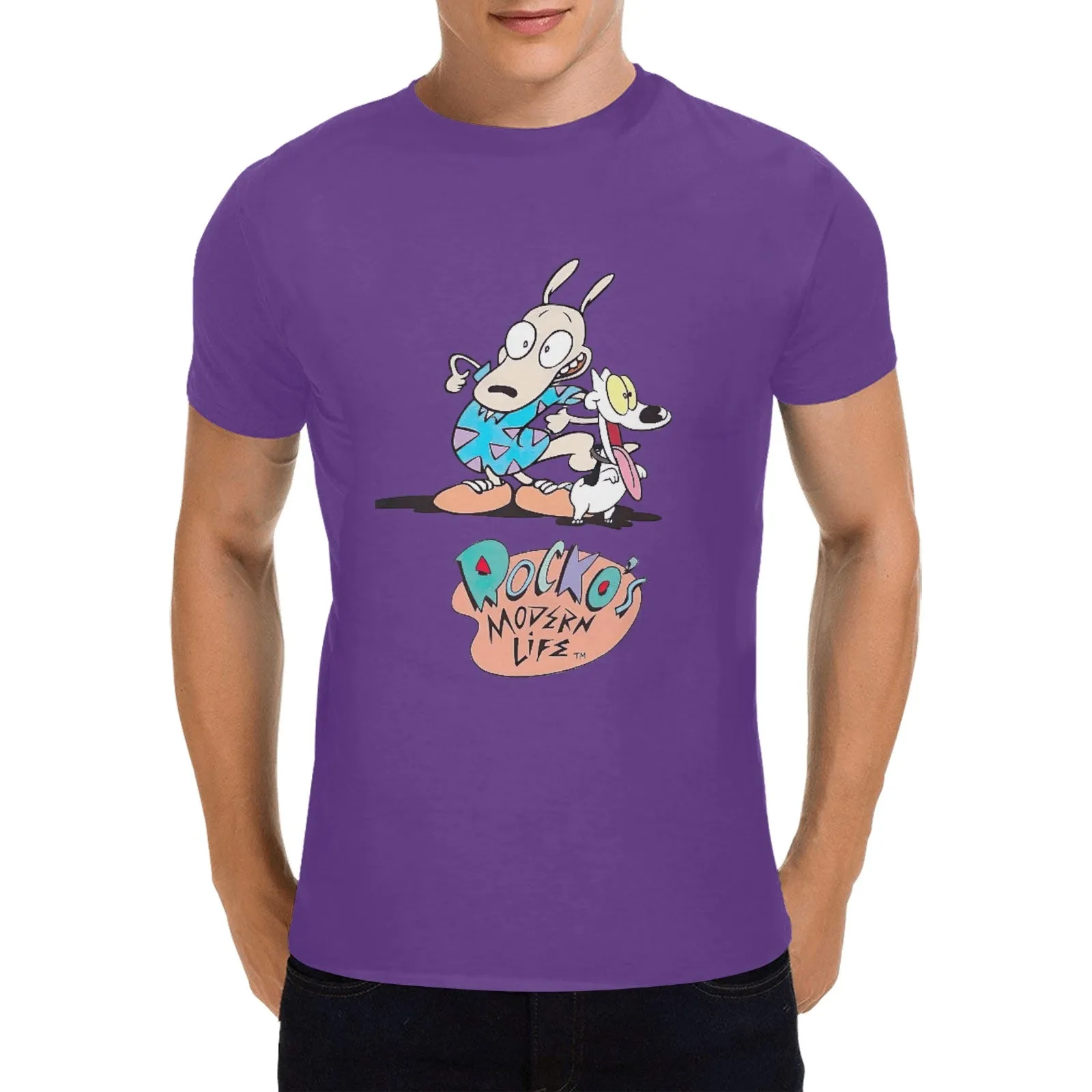 Rocko's Modern Life Men's T-shirt 100% Cotton v2.0