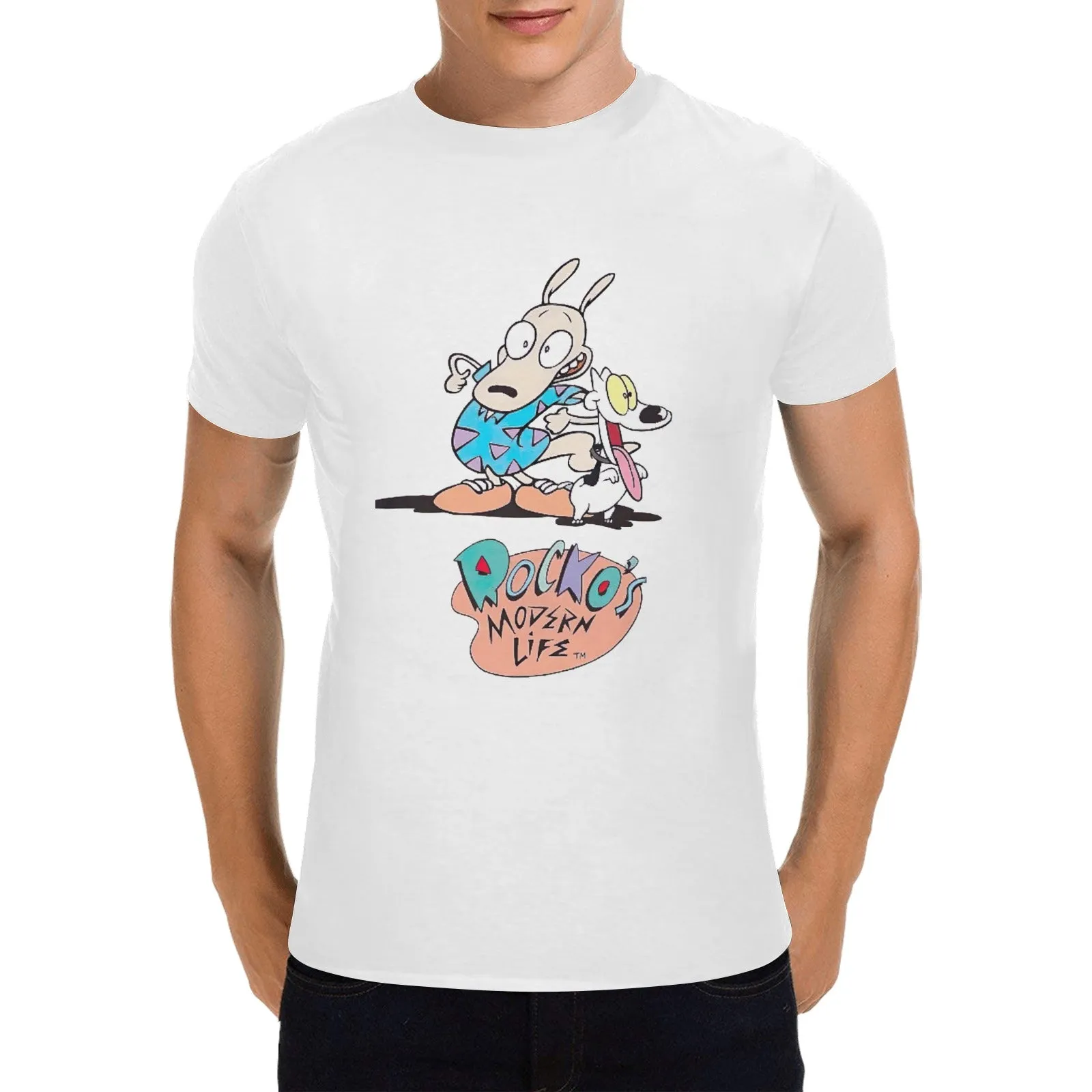 Rocko's Modern Life Men's T-shirt 100% Cotton v2.0