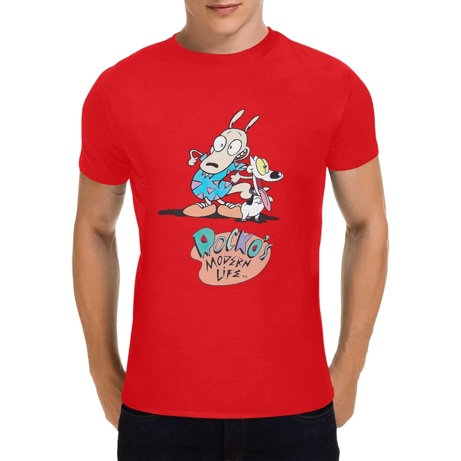 Rocko's Modern Life Men's T-shirt 100% Cotton v2.0