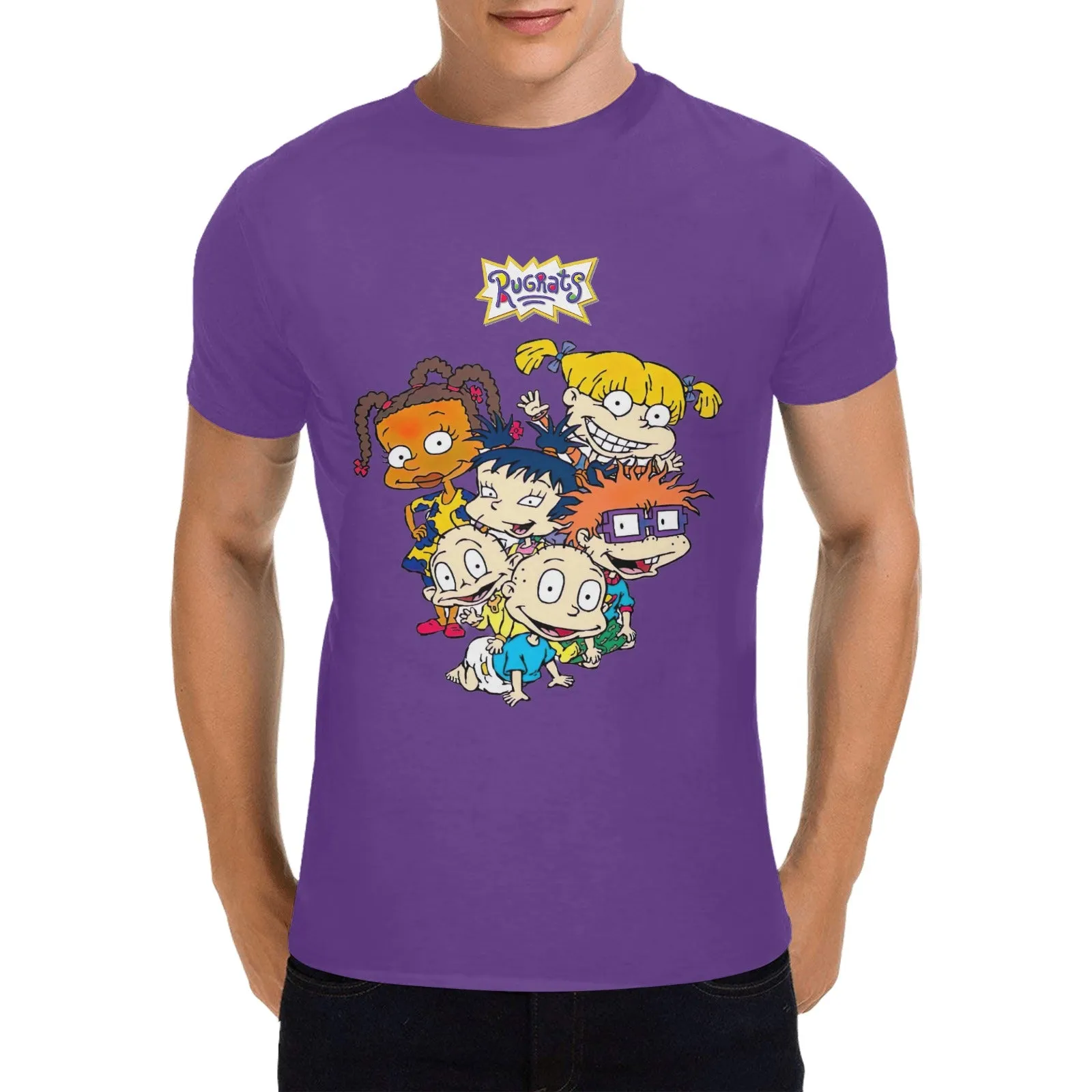 Rugrats Crew Men's T-shirt 100% Cotton