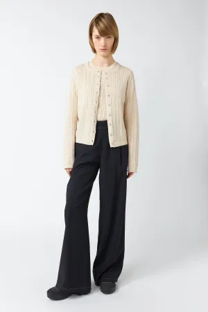 Scallop cardigan