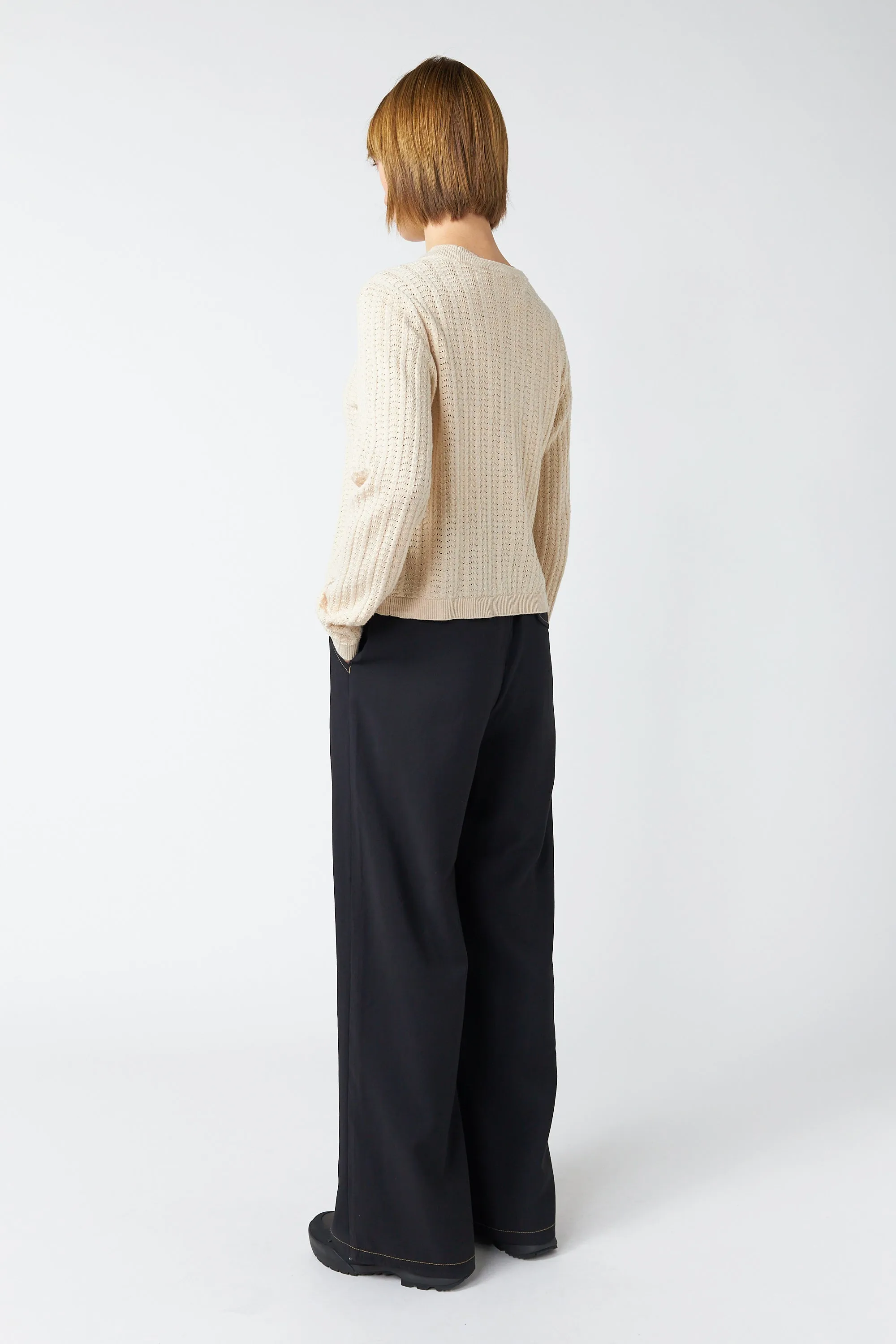 Scallop cardigan