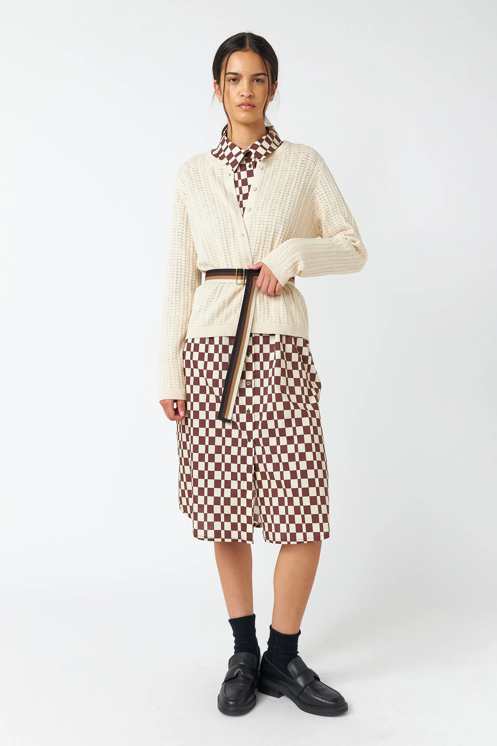 Scallop cardigan