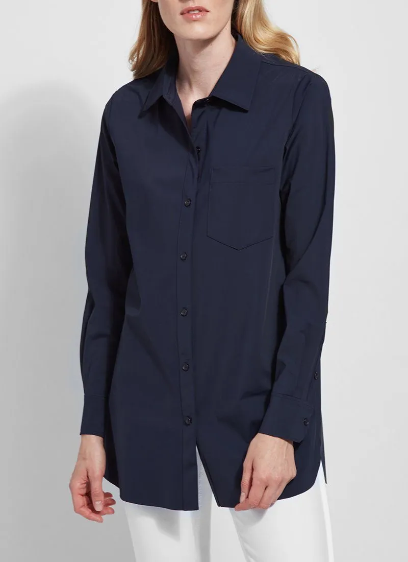 Schiffer Button Down | Navy
