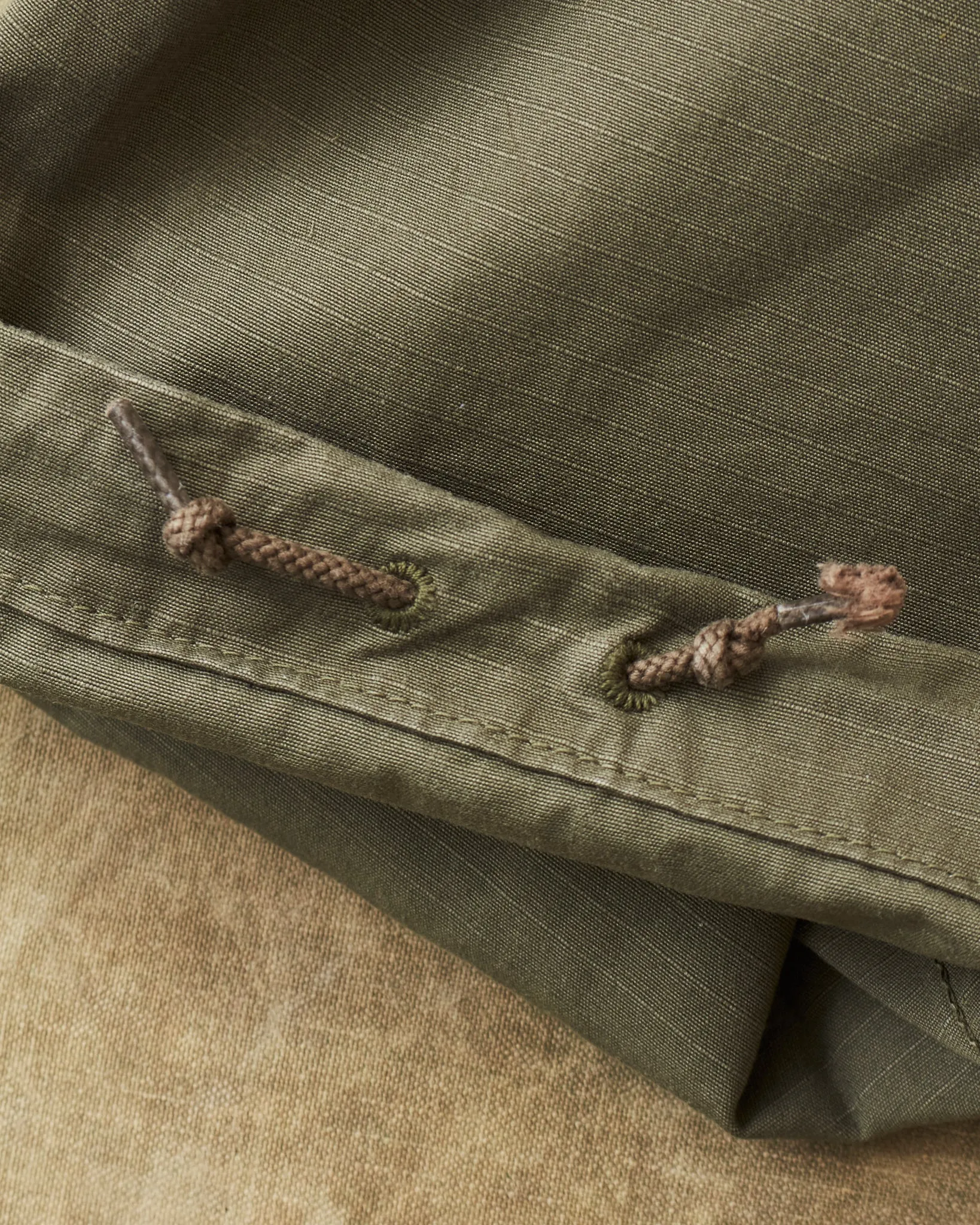 Second Hand OrSlow Vintage Fit Ripstop Cargo Pants Green EU XS / JPN 1