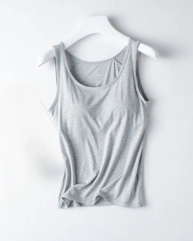 Shelf Bra Tank Top Plus size available