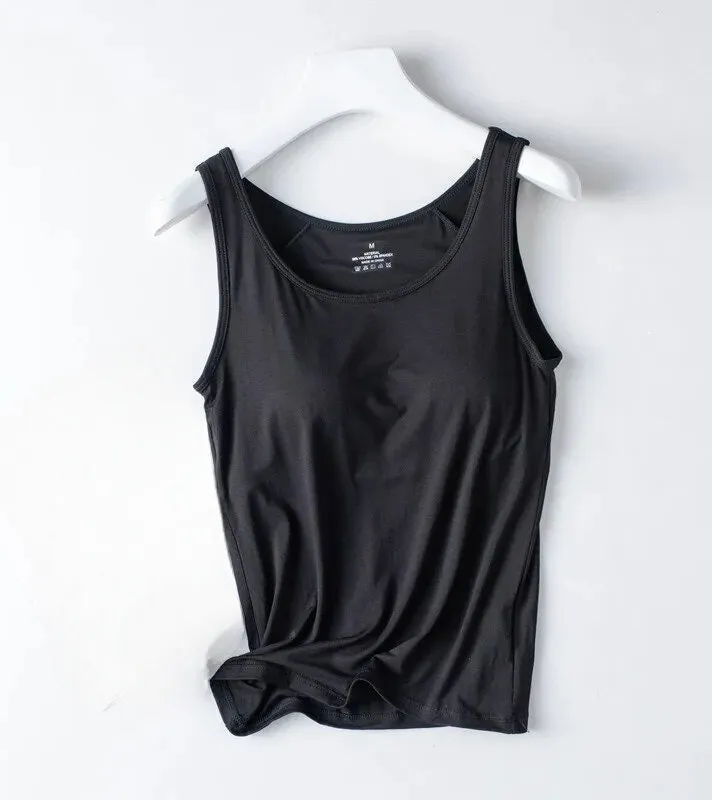 Shelf Bra Tank Top Plus size available