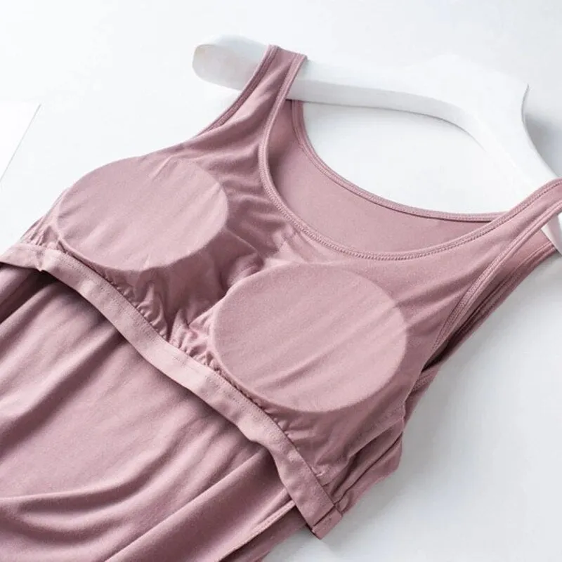 Shelf Bra Tank Top Plus size available