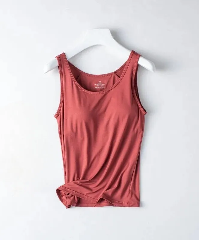 Shelf Bra Tank Top Plus size available