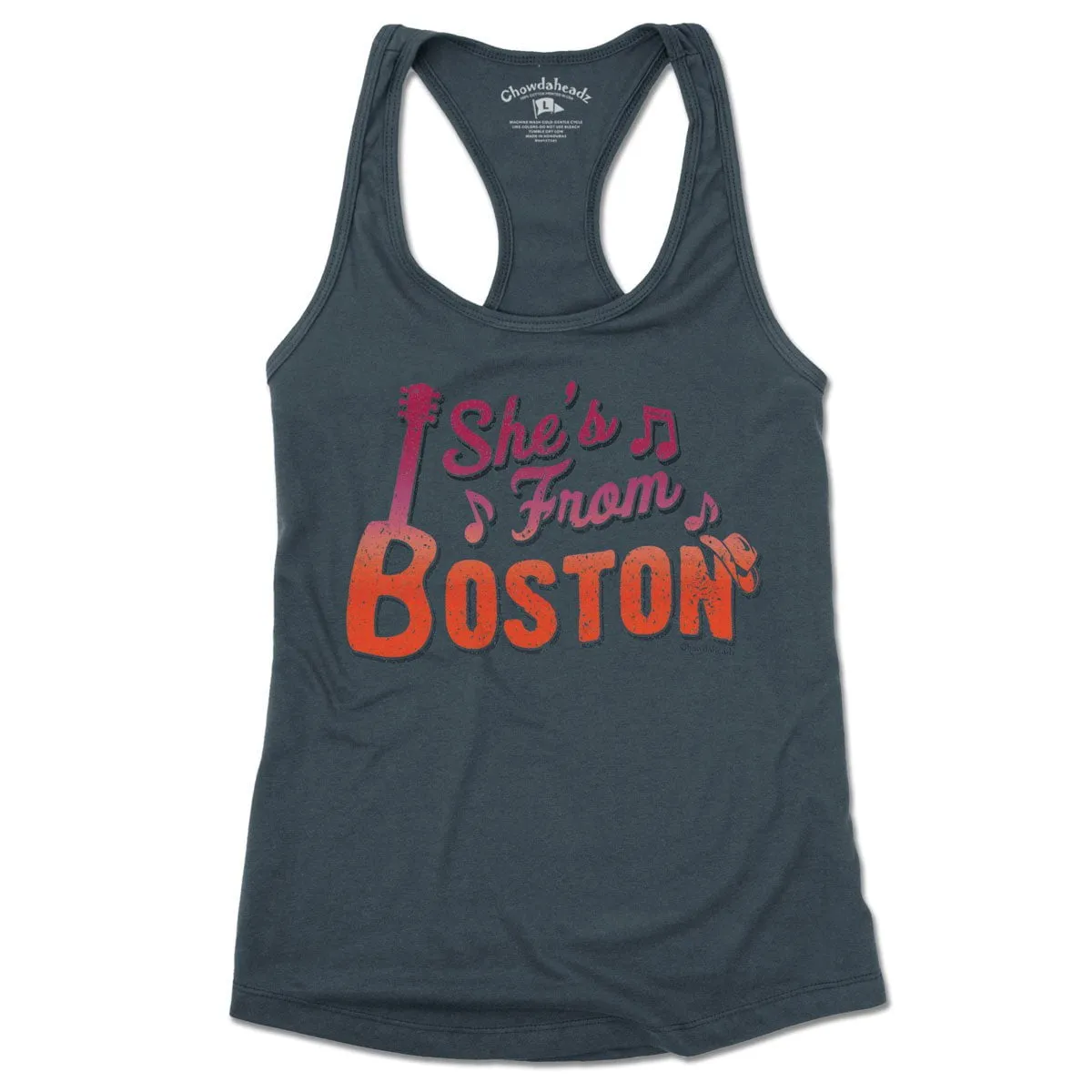 She's From Boston Ladies Tank Top