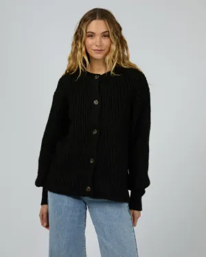 Silent Theory Mari Knit Cardigan - Black