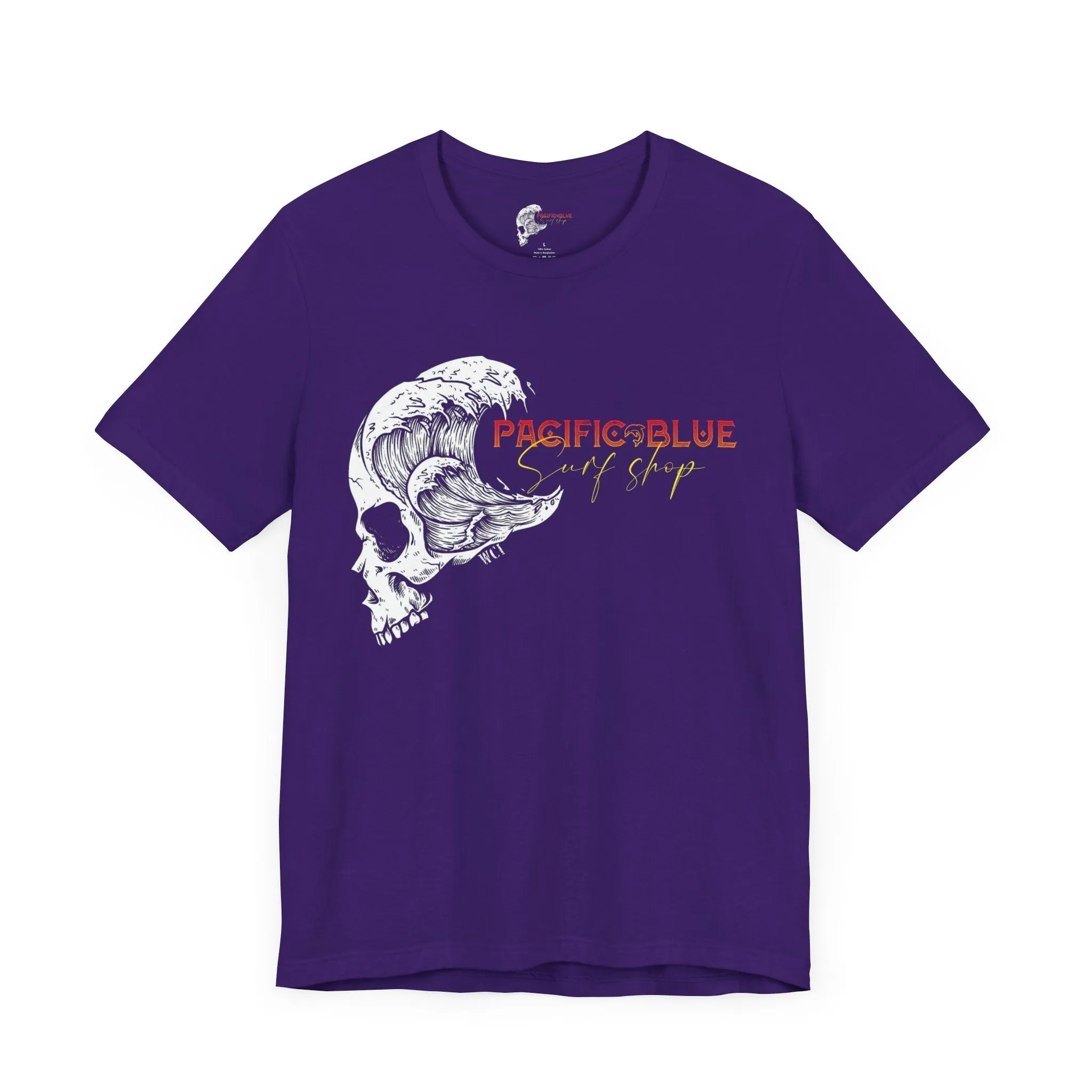 Skull Wave Sunset / Pacific Blue Surf Shop   /WCI  Short Sleeve Tee