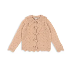 Smilla Knit Cardigan, Light Rose