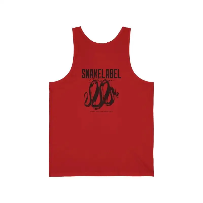 Snake Unisex Jersey Tank - Lightweight Comfort & Versatile Style