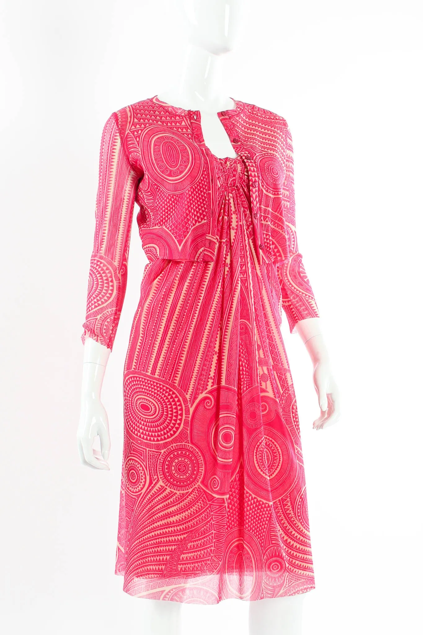 Soleil Tribal Tattoo Cardigan & Dress Set