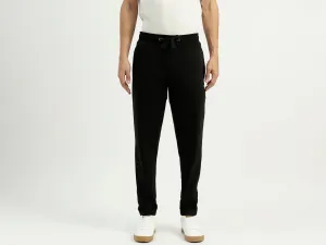 Solid Mid Rise Regular Fit Track Pants