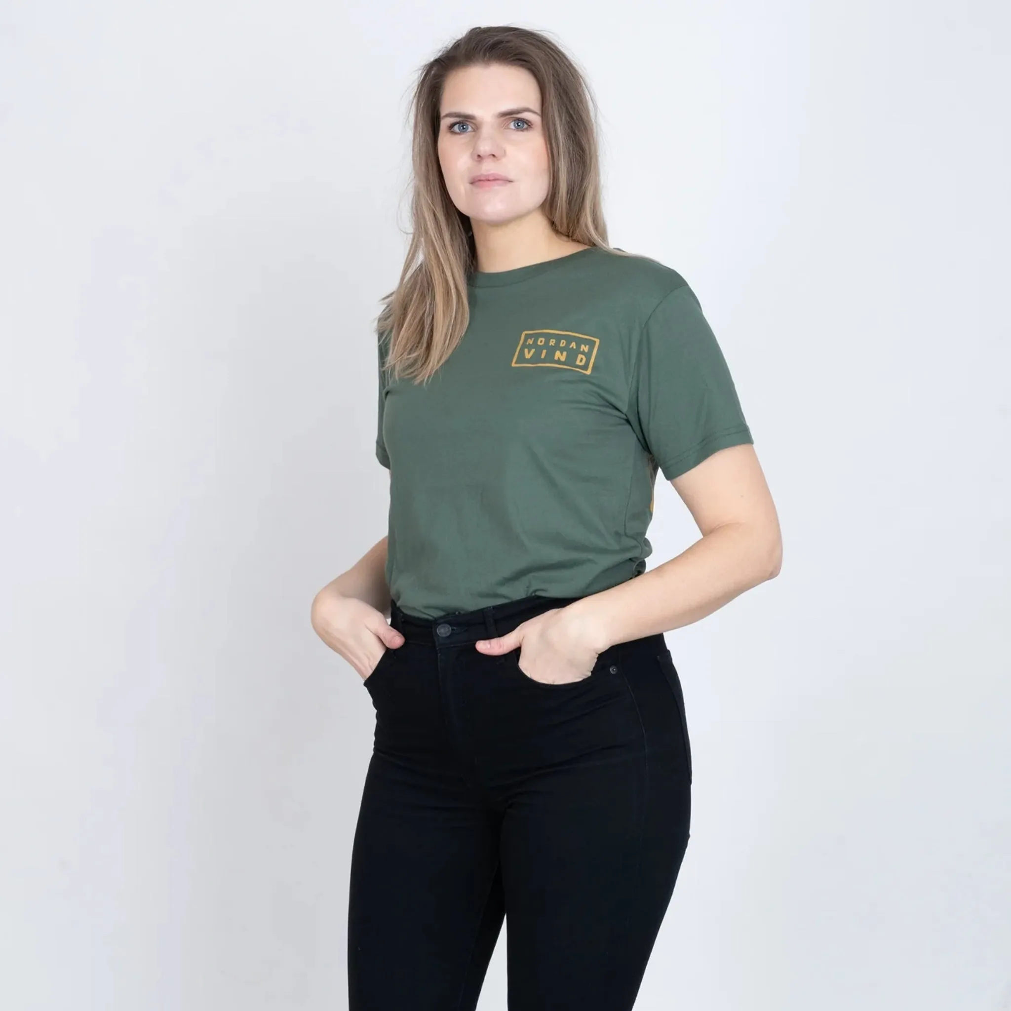 SQRTN Nordanvind T-Shirt - Stone Olive