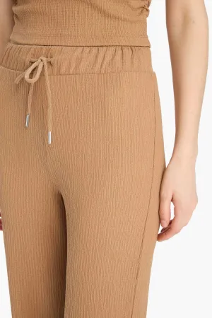 Straight Fit Flexible Batch Pants With Clear Pocket