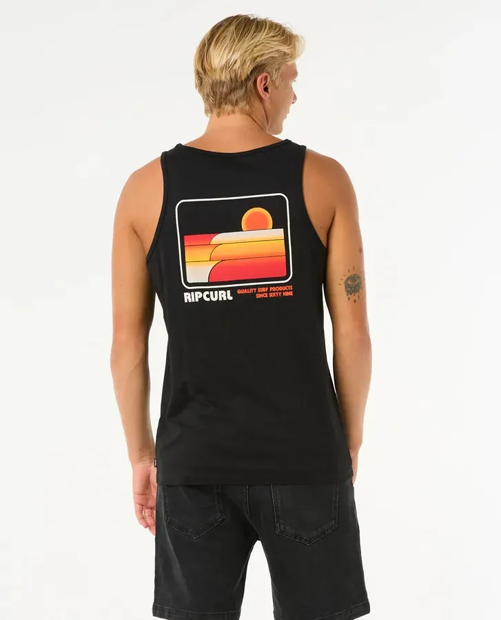 Surf Revival Peaking Tank - Black