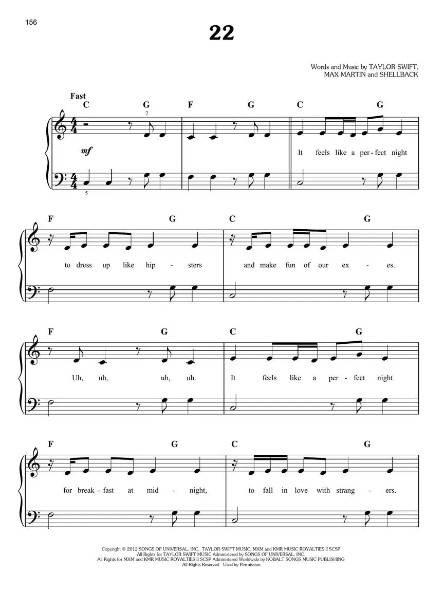 Taylor Swift Easy Piano Anthology - 2nd Edition