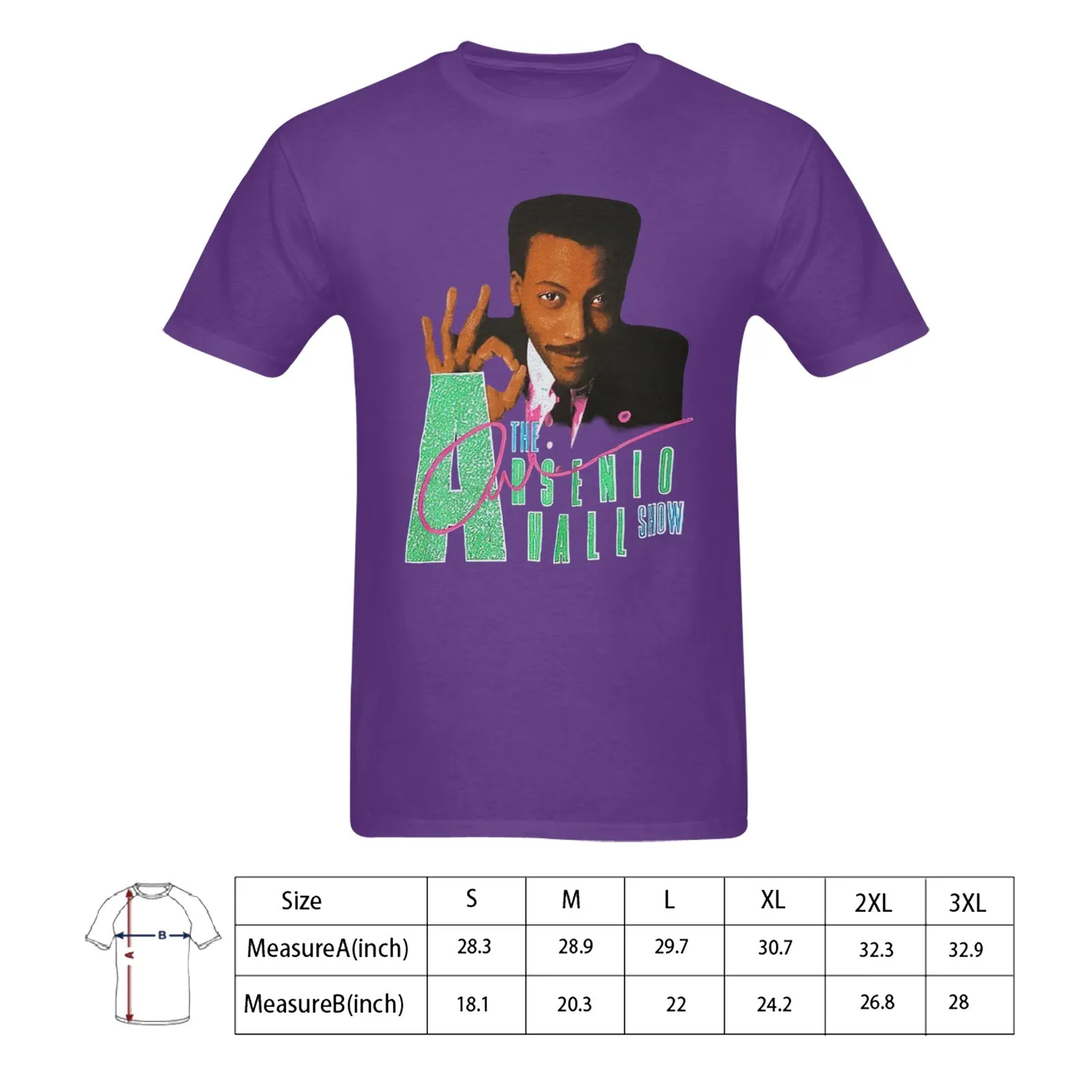 The Arsenio Hall Show Men's T-shirt 100% Cotton