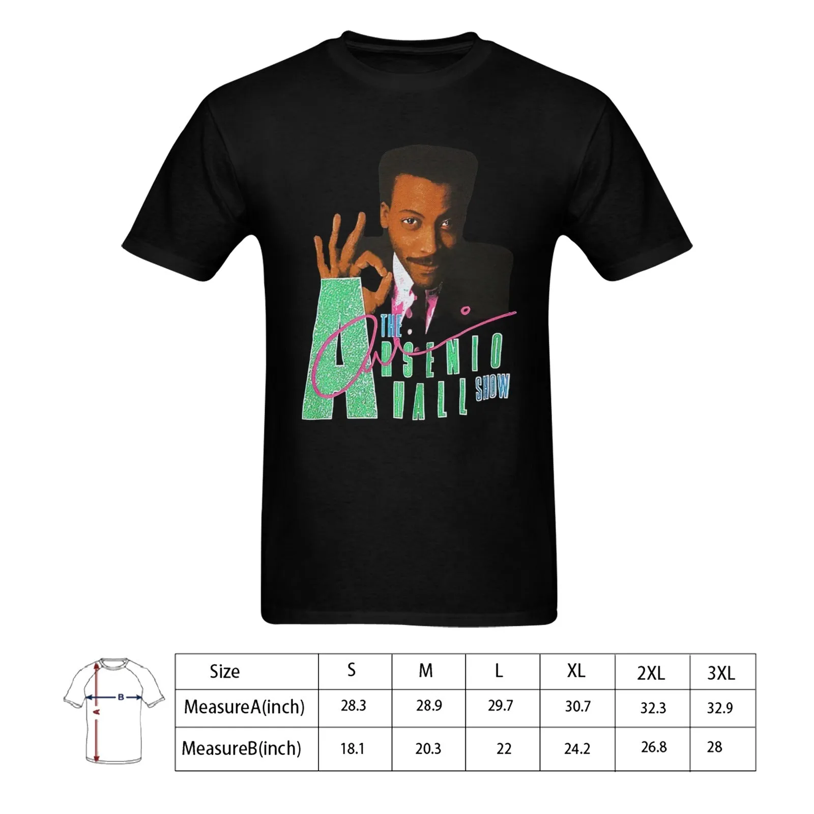 The Arsenio Hall Show Men's T-shirt 100% Cotton