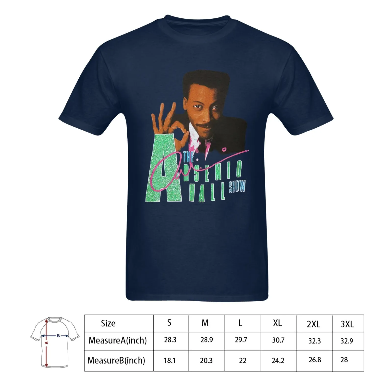 The Arsenio Hall Show Men's T-shirt 100% Cotton