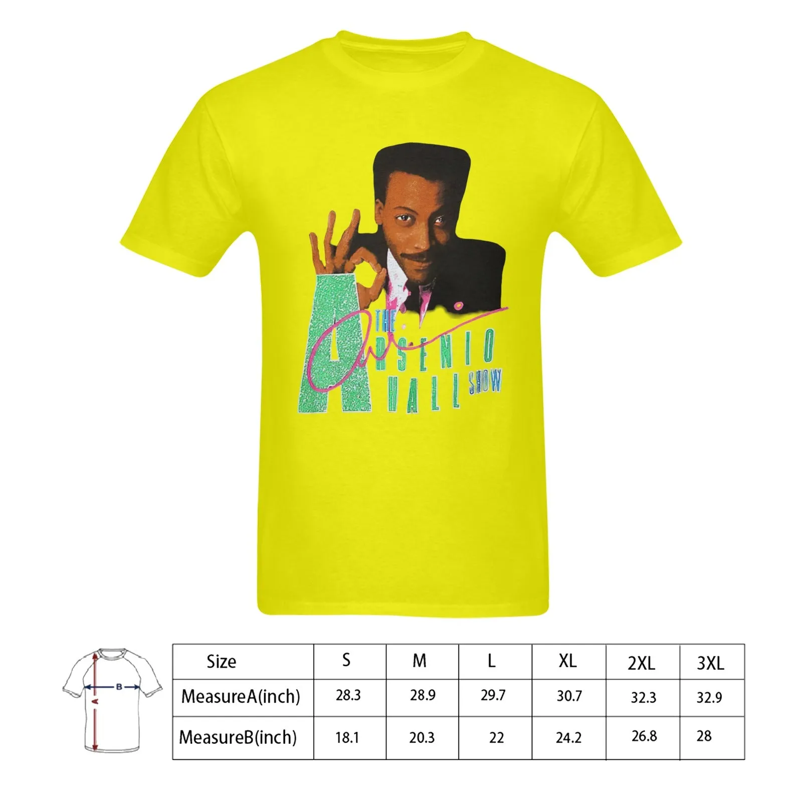 The Arsenio Hall Show Men's T-shirt 100% Cotton