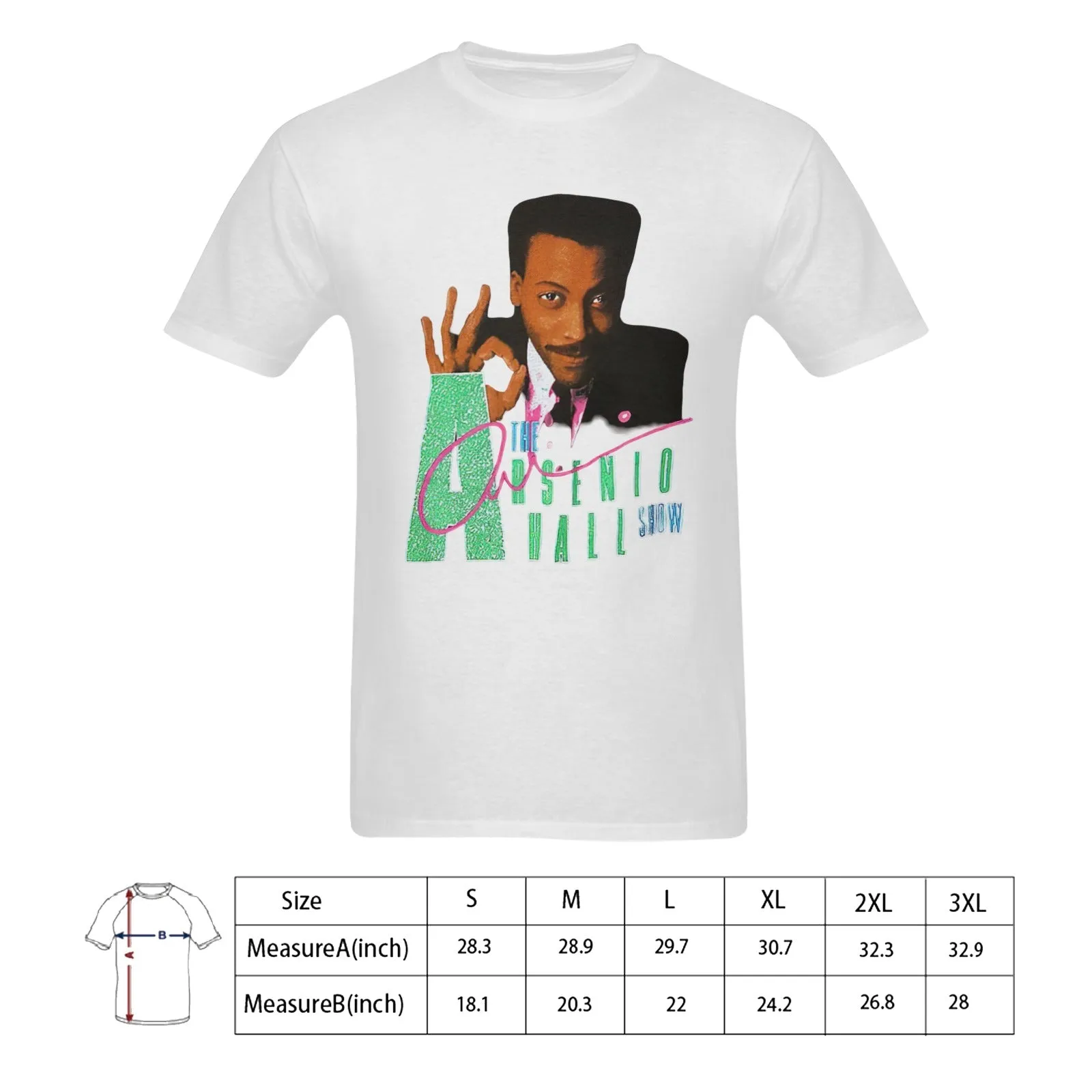 The Arsenio Hall Show Men's T-shirt 100% Cotton