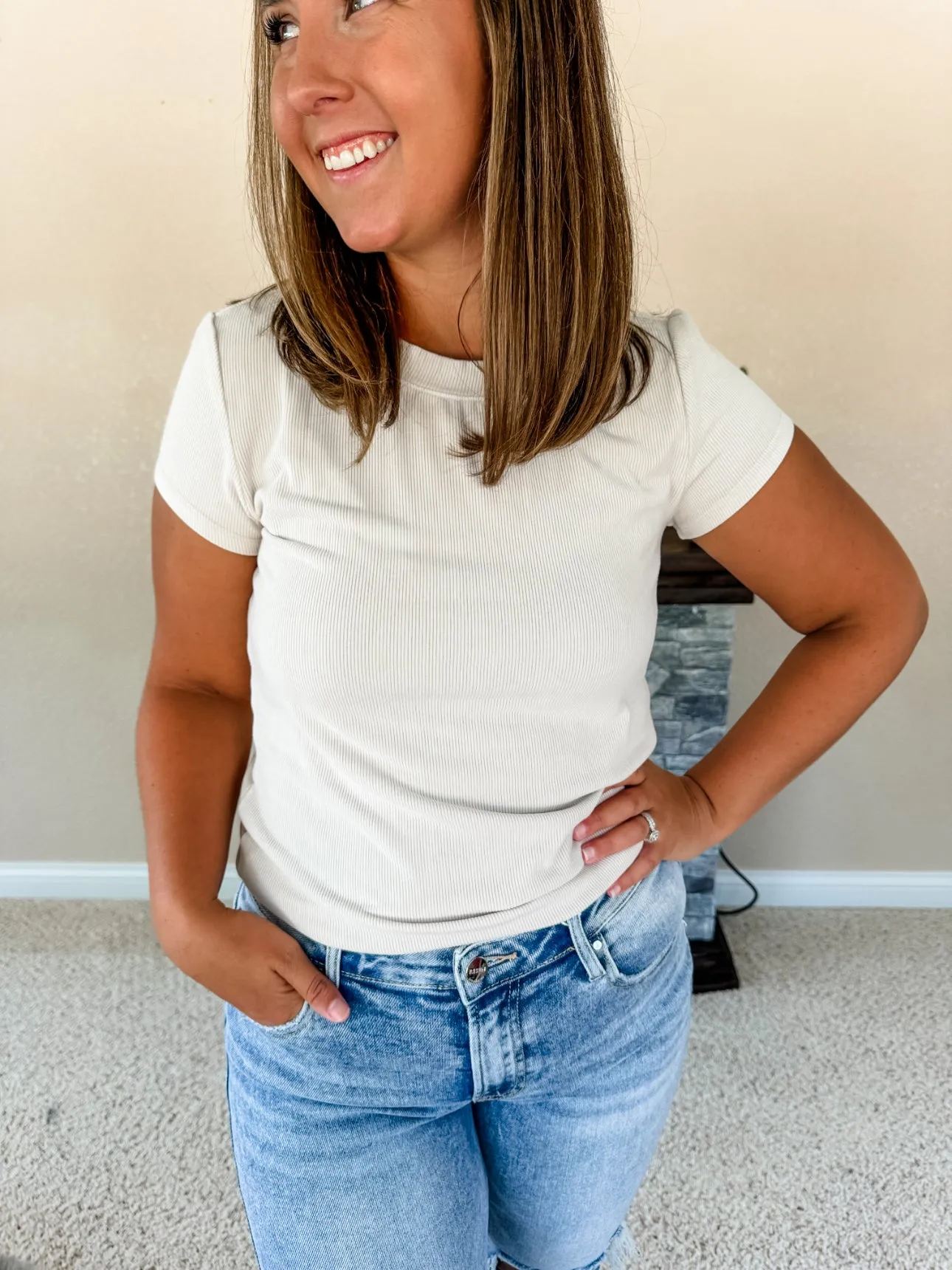 The Classic Ribbed Tee