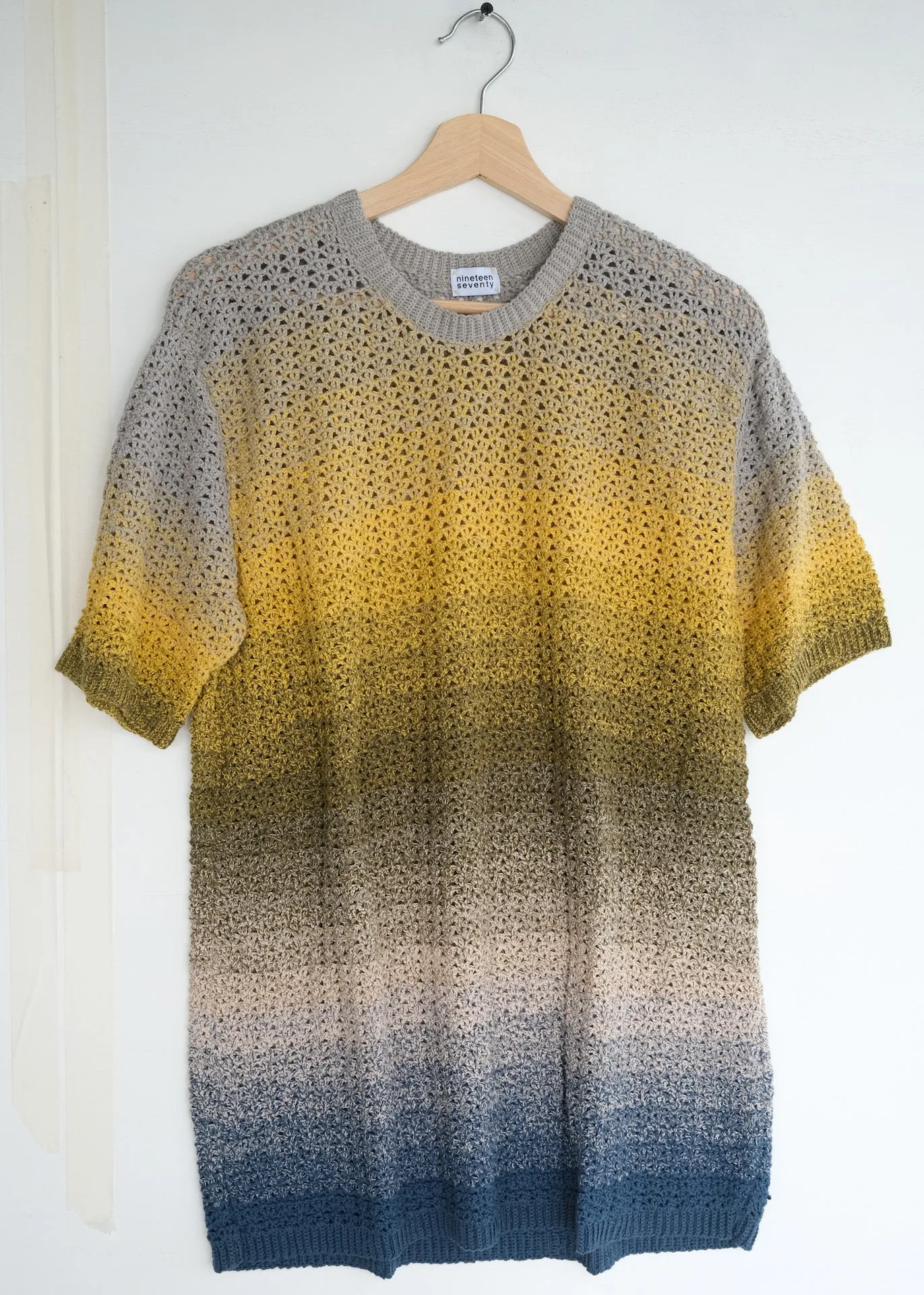 The Gray crochet t-shirt - XL