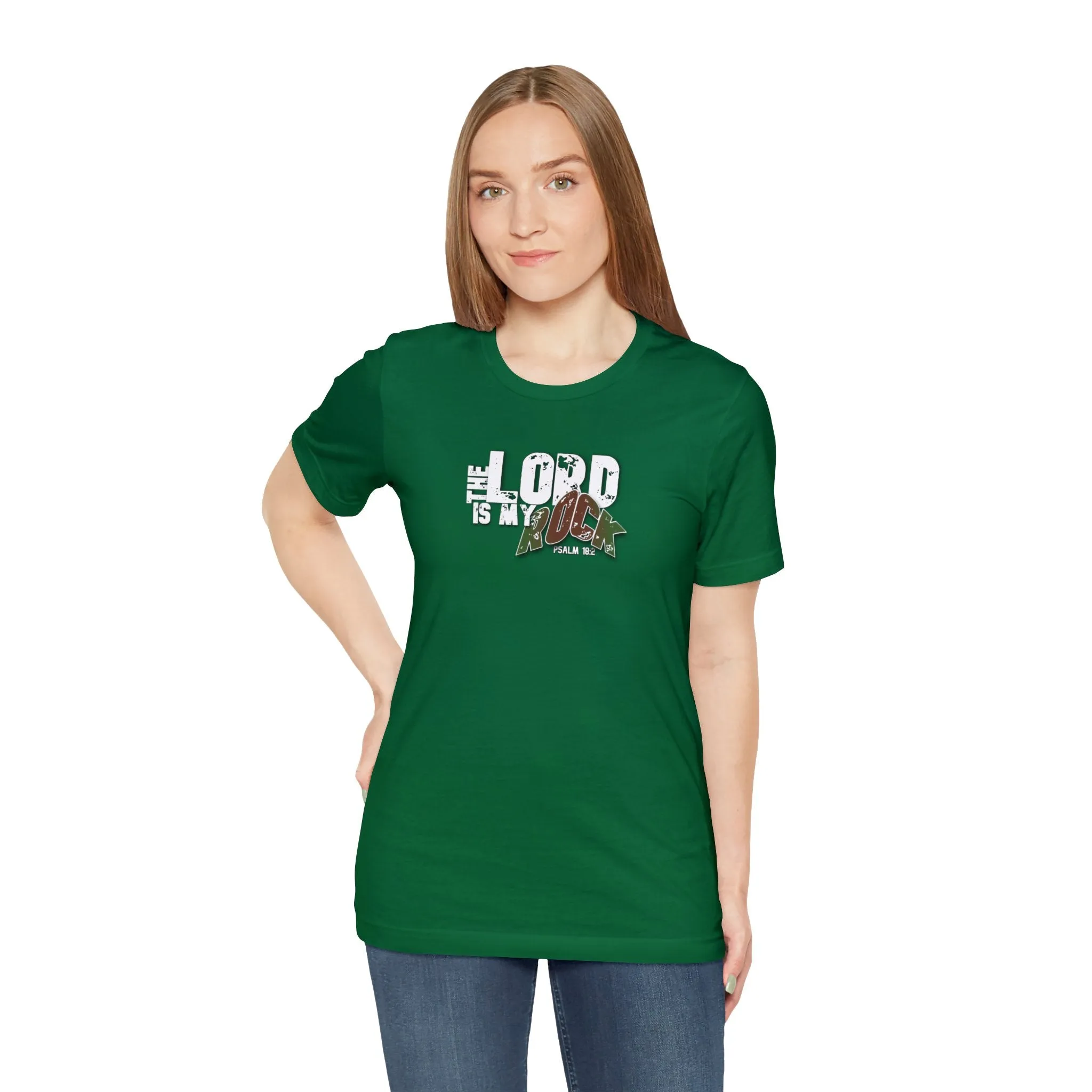 The Lord is My Rock Women Unisex Jersey Short Sleeve Tee