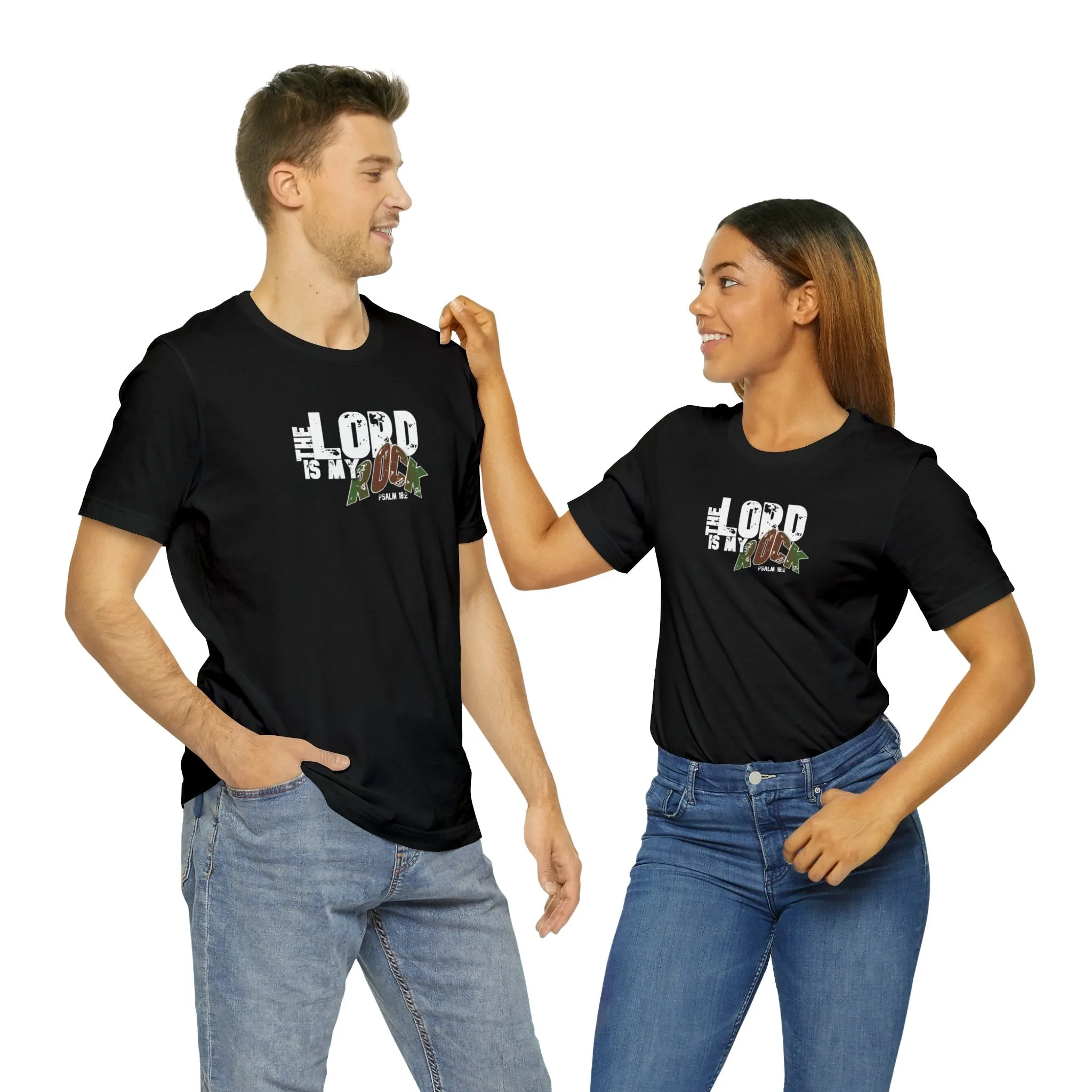The Lord is My Rock Women Unisex Jersey Short Sleeve Tee