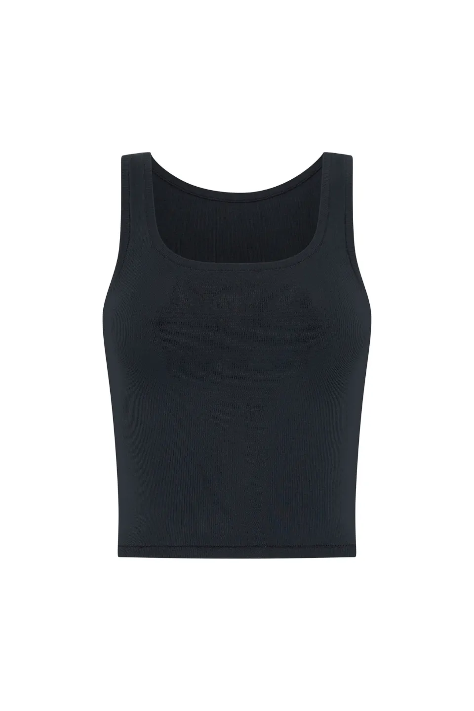 The Ribbed Tank - Black